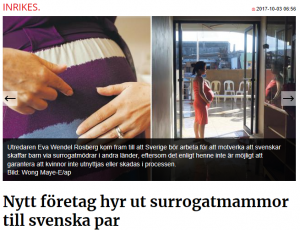 ETC - Nytt företag hyr ut surrogatmammor till svenska par - Nordic Surrogacy